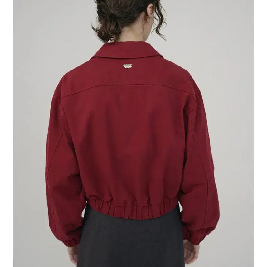 [BUNJANG] Hunch Crop Cotton Blouson Jacket / (새상품)헌치 크롭 코튼 블루종 자켓