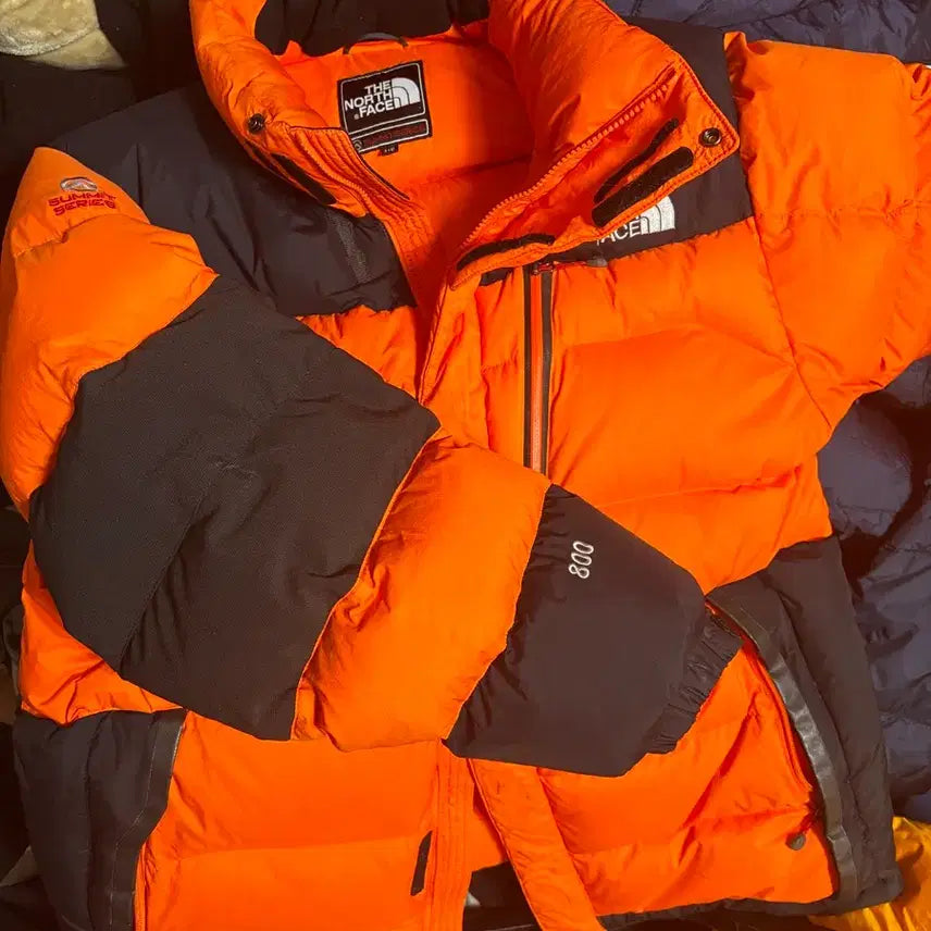 [BUNJANG] The North Face Summit 800 Orange Puffer Jacket / 노스페이스 써미트 오렌지 800 s