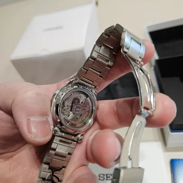 [BUNJANG] Seiko 5 Automatic Vintage Metal Watch / 세이코 5 오토메틱 빈티지 메탈시계 완전 미사용 새상품 풀박스