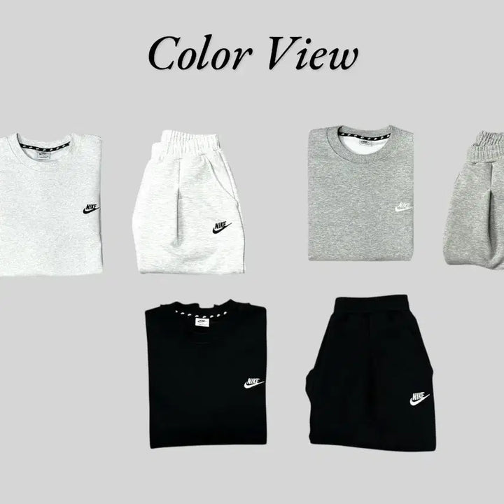 [BUNJANG] Nike Men's Sweatshirt and Shorts Set / 나이키 맨투맨 반바지 세트