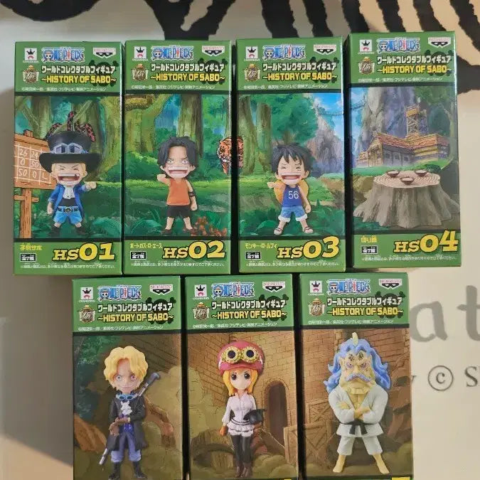 [BUNJANG] One Piece Sabo World Collectable Figure Set / 원피스 히스토리 오브 사보 월드 콜렉터블 피규어
