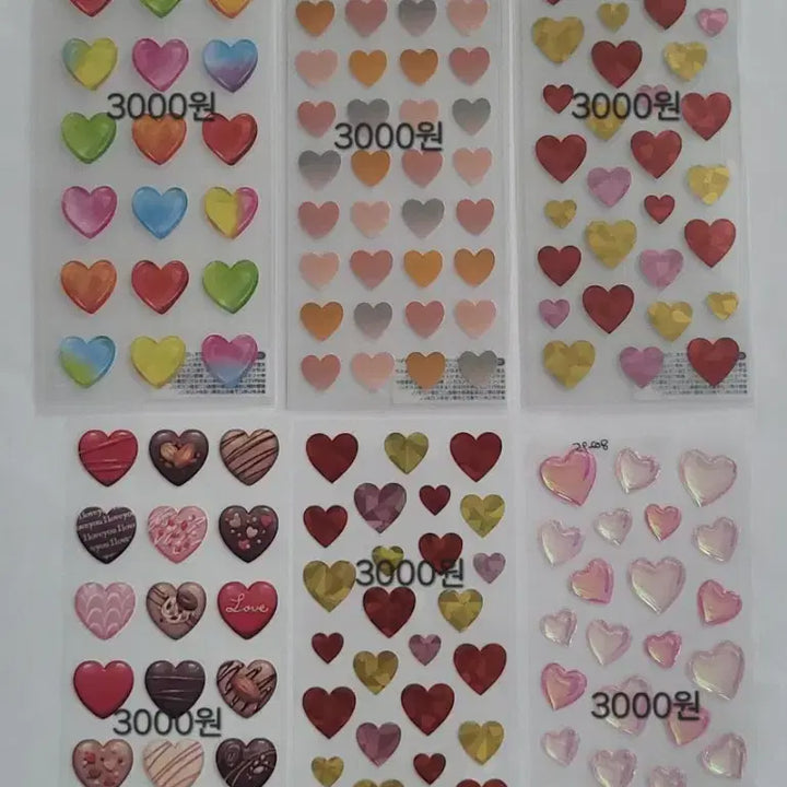 [BUNJANG] Mind Wave Heart Selection Sticker / 마인드웨이브 하트셀렉션 스티커