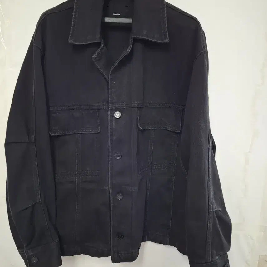 [BUNJANG] Ilcorso Black Denim Trucker Jacket / 시착만 해본 일꼬르소 블랙데님 트러커자켓 초특가