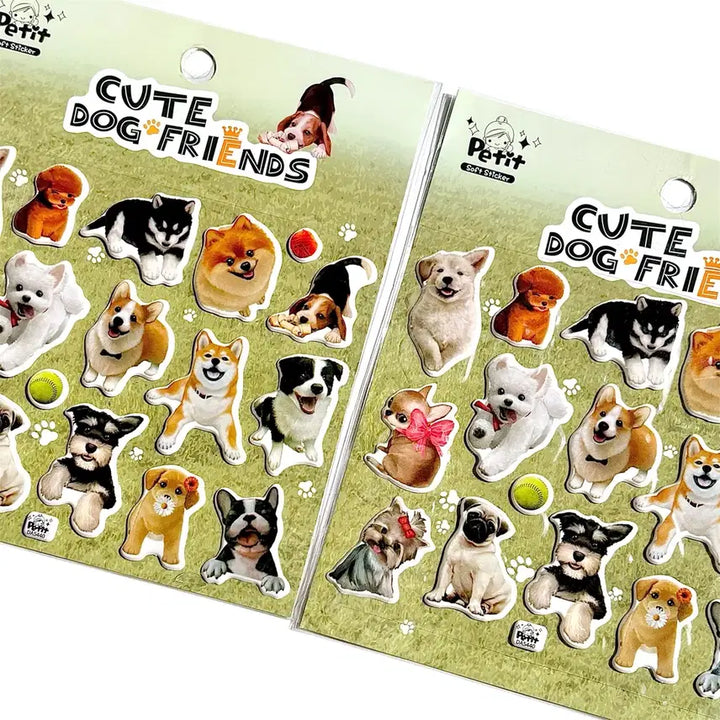 [BUNJANG] Dog 3D Sticker / 강아지 도그 입체 스티커