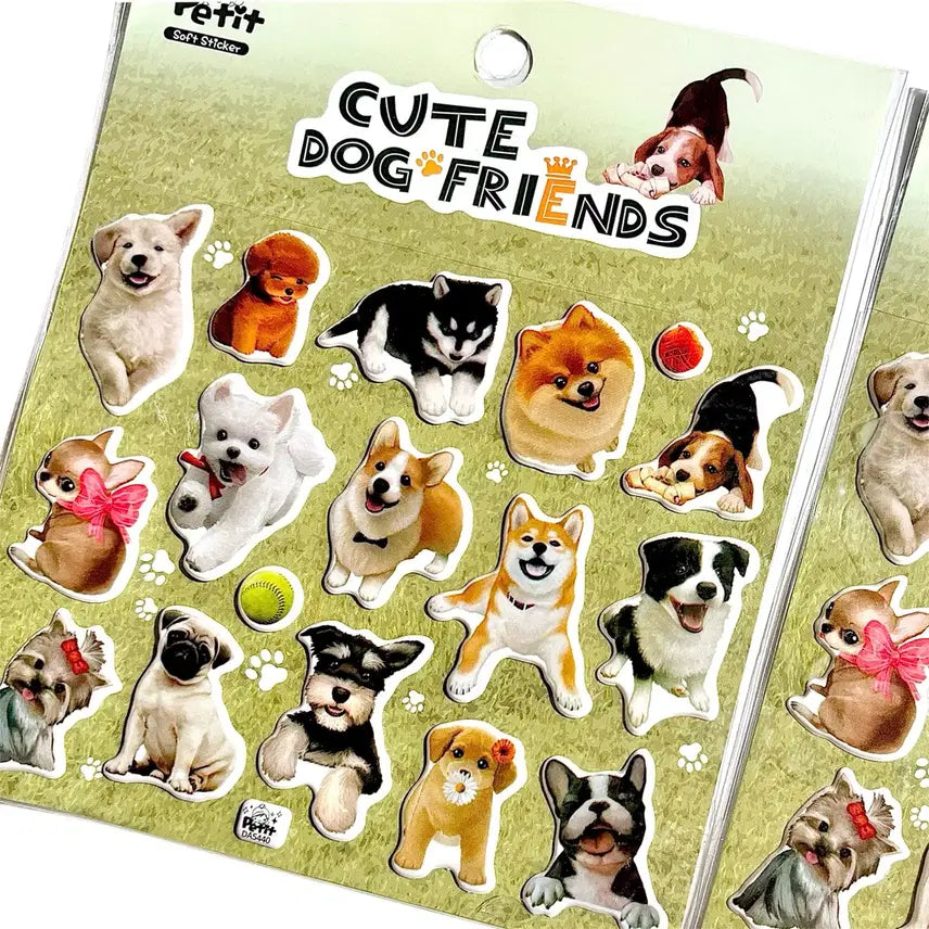 [BUNJANG] Dog 3D Sticker / 강아지 도그 입체 스티커