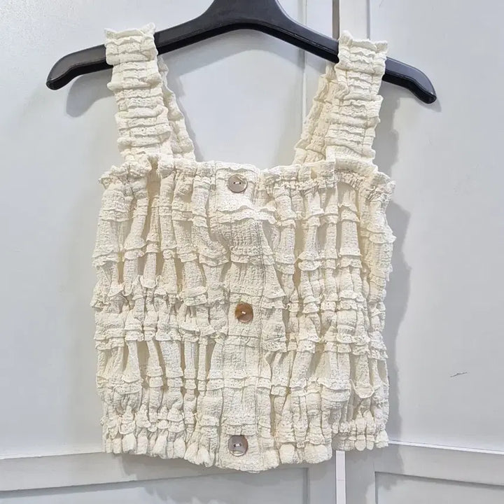 [BUNJANG] LeeSobee Tank Top & Ruffle Mini Skirt Set / 이소비 나시탑&캉캉스커트 셋업