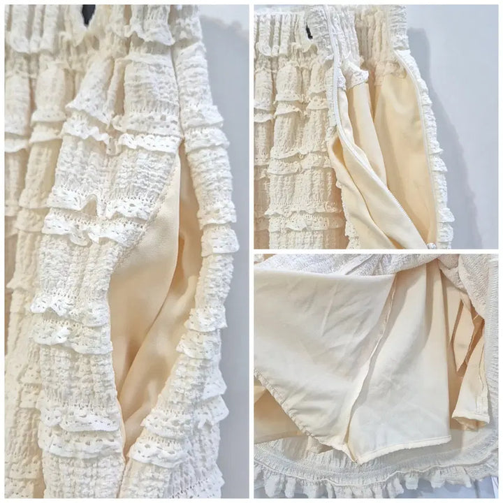 [BUNJANG] LeeSobee Tank Top & Ruffle Mini Skirt Set / 이소비 나시탑&캉캉스커트 셋업