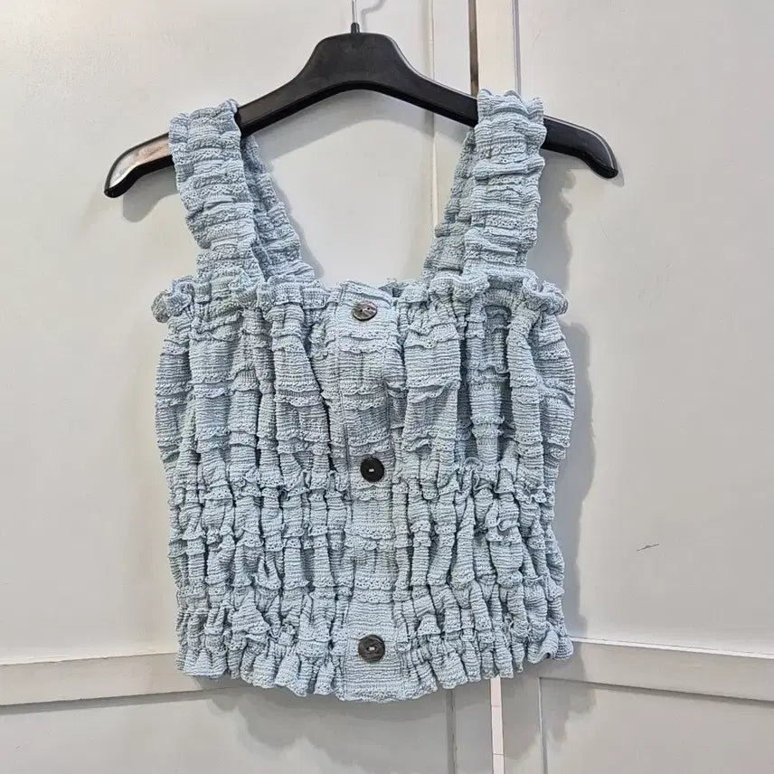 [BUNJANG] LeeSobee Tank Top & Ruffle Mini Skirt Set / 이소비 나시탑&캉캉스커트 셋업