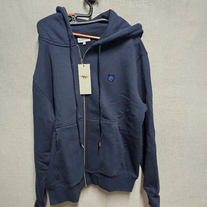 [BUNJANG] Maison Kitsune Navy Fox Hooded Zip-Up XL / 메종키츠네 네이비 폭스 후드집업xl