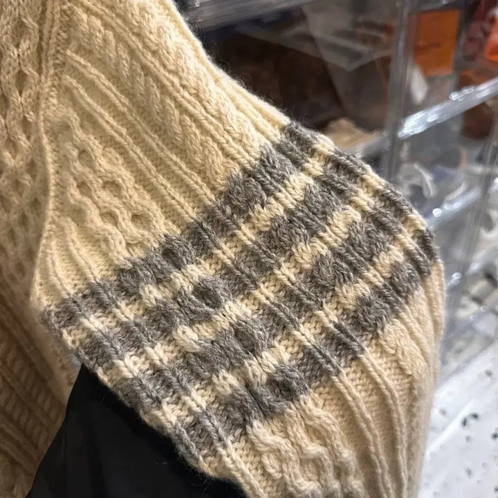 [BUNJANG] Thom Browne Aran Cable Knit Sweater / 25fw 톰브라운 아란케이블 니트 4사이즈