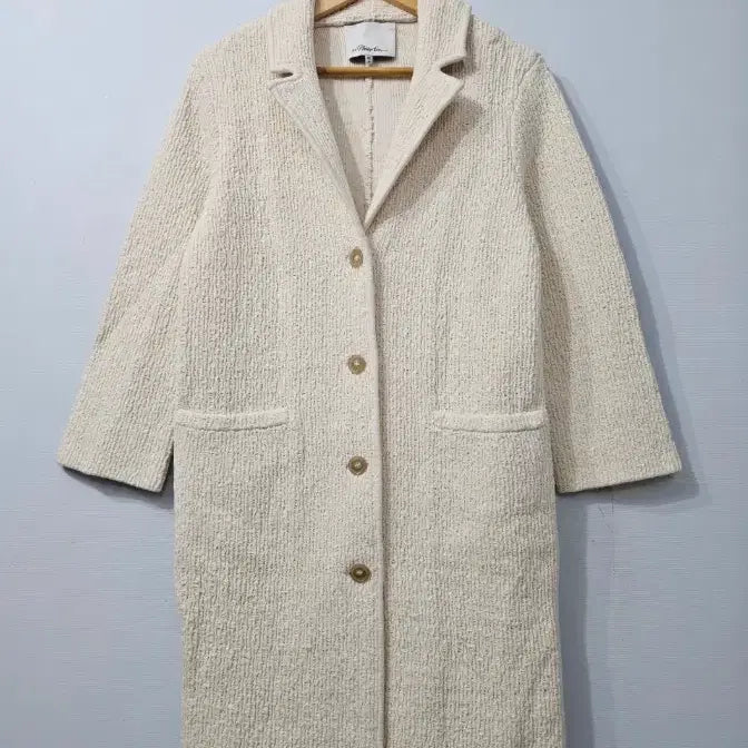 [BUNJANG] 3.1 Phillip Lim Silk Ivory Long Coat / (새상품급) 3.1 필립림 실크 아이보리 롱코트 ~55