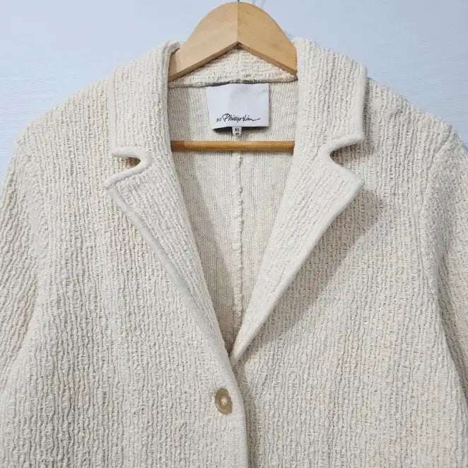 [BUNJANG] 3.1 Phillip Lim Silk Ivory Long Coat / (새상품급) 3.1 필립림 실크 아이보리 롱코트 ~55