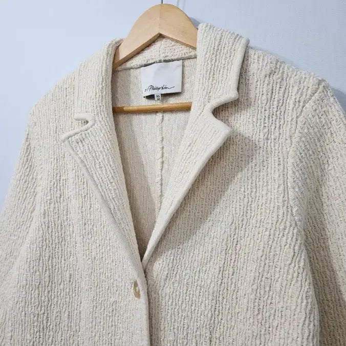 [BUNJANG] 3.1 Phillip Lim Silk Ivory Long Coat / (새상품급) 3.1 필립림 실크 아이보리 롱코트 ~55