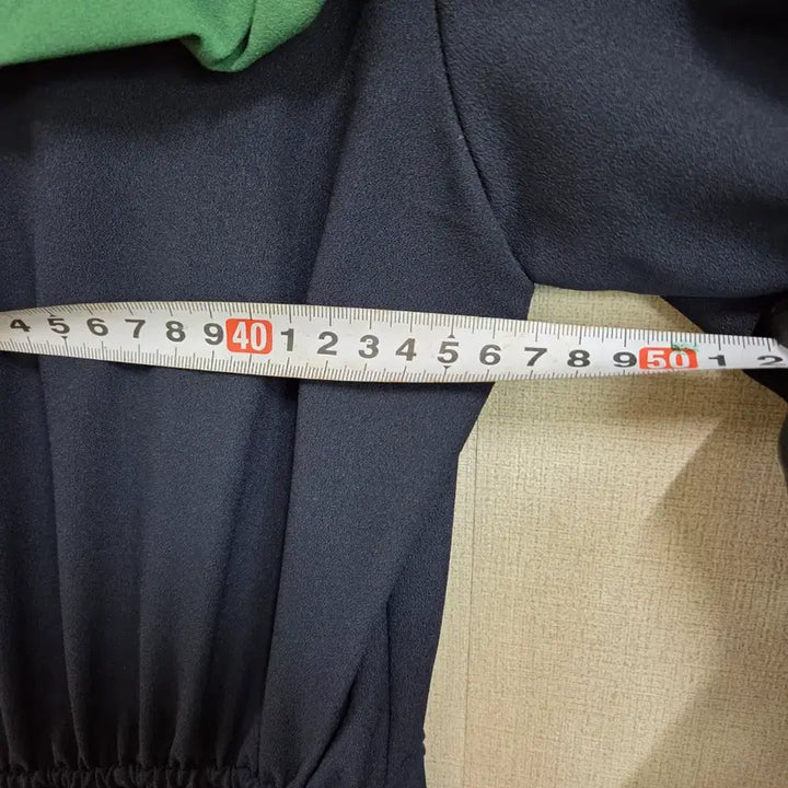 [BUNJANG] Navy Pleated Long Wrap Dress / 여성 네이비 플리츠 롱 랩 원피스 F