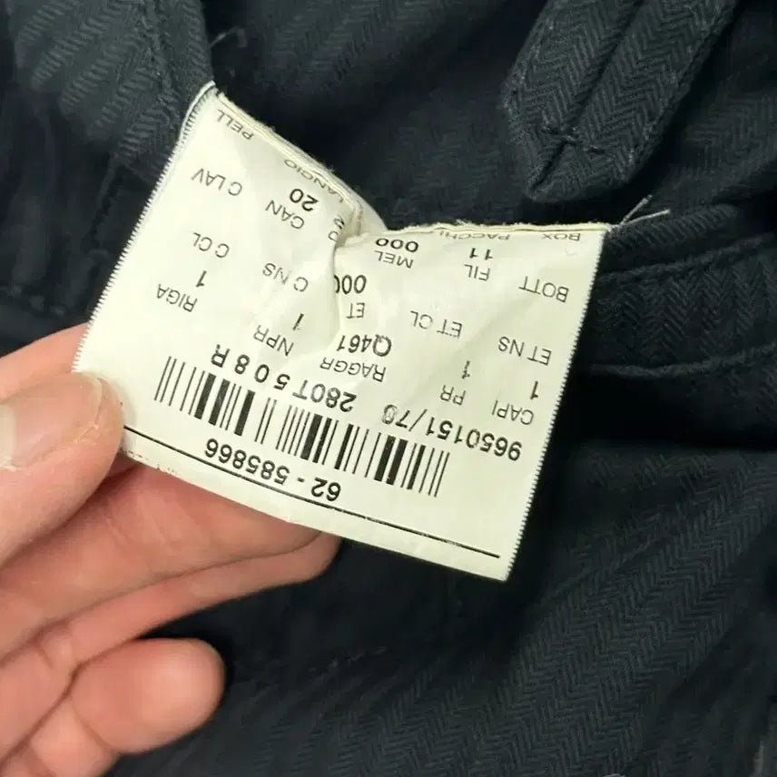 [BUNJANG] Corneliani Men's Dark Gray Hidden Button Jacket / 꼬르넬리아니 남성 다크그레이 히든버튼 자켓