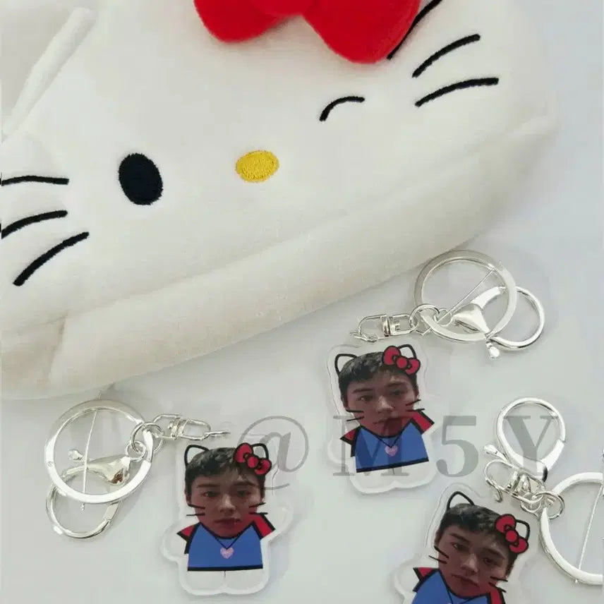 [BUNJANG] Park Jihoon &amp; Lee Junyoung Acrylic Transparent Keyring / 박지훈 / 이준영 배우님 아크릴 투명 키링