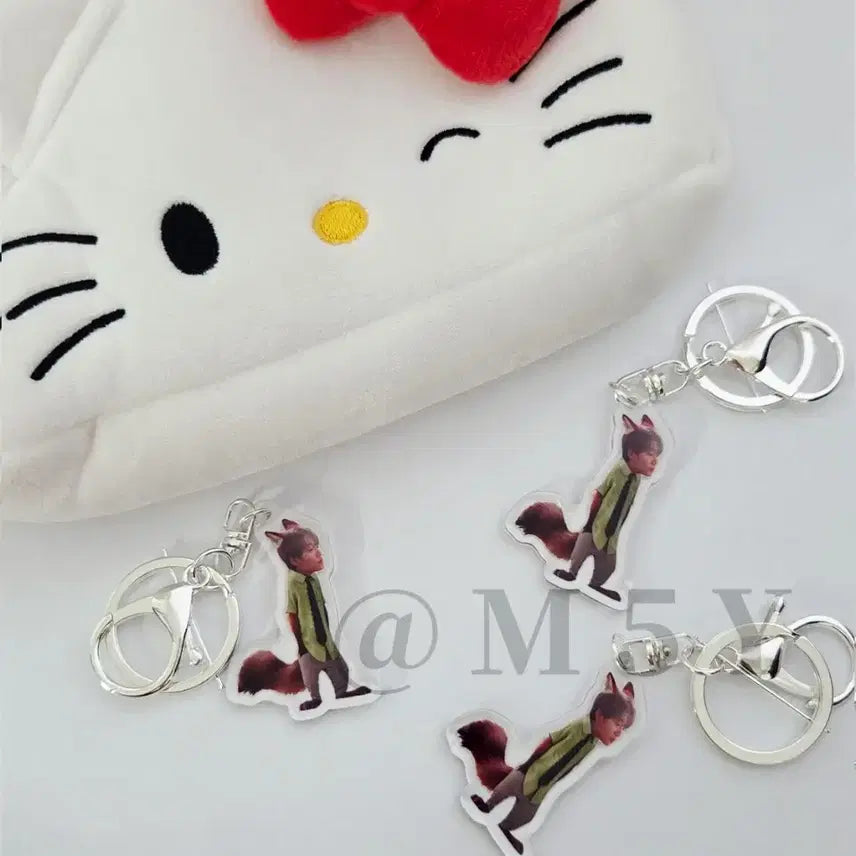 [BUNJANG] Park Jihoon &amp; Lee Junyoung Acrylic Transparent Keyring / 박지훈 / 이준영 배우님 아크릴 투명 키링