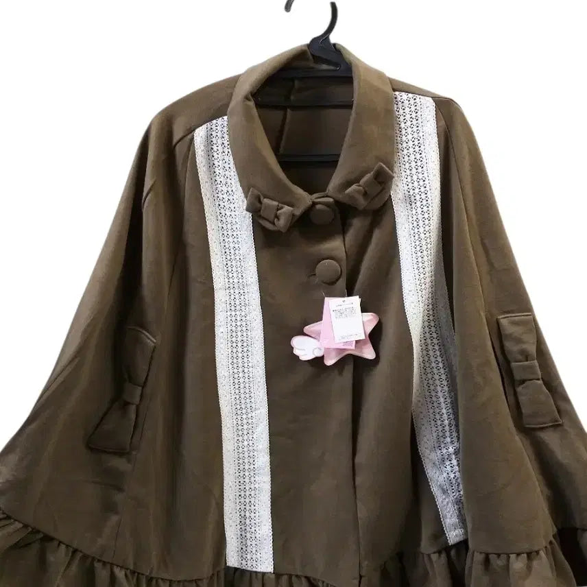 [BUNJANG] Latte Gyaru Cape Coat / 양산형지뢰계 케이프 코트 망토 자켓 라떼갸루