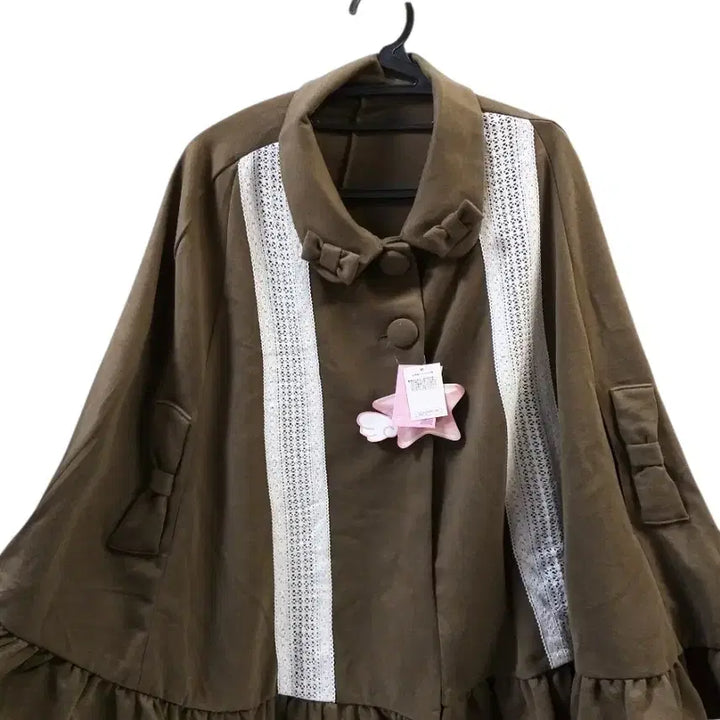 [BUNJANG] Latte Gyaru Cape Coat / 양산형지뢰계 케이프 코트 망토 자켓 라떼갸루