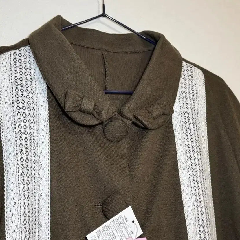 [BUNJANG] Latte Gyaru Cape Coat / 양산형지뢰계 케이프 코트 망토 자켓 라떼갸루