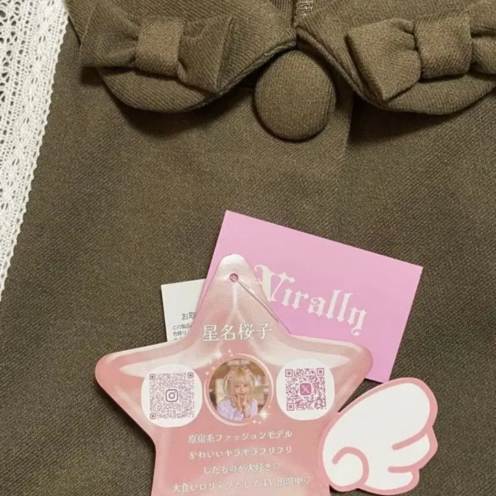 [BUNJANG] Latte Gyaru Cape Coat / 양산형지뢰계 케이프 코트 망토 자켓 라떼갸루