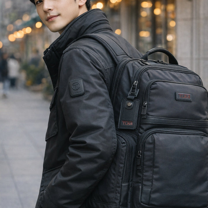 [BUNJANG] TUMI T-Tech Black Tech Jacket / 튜미는 원단이 반칙이여 남자 블랙 테크 자켓