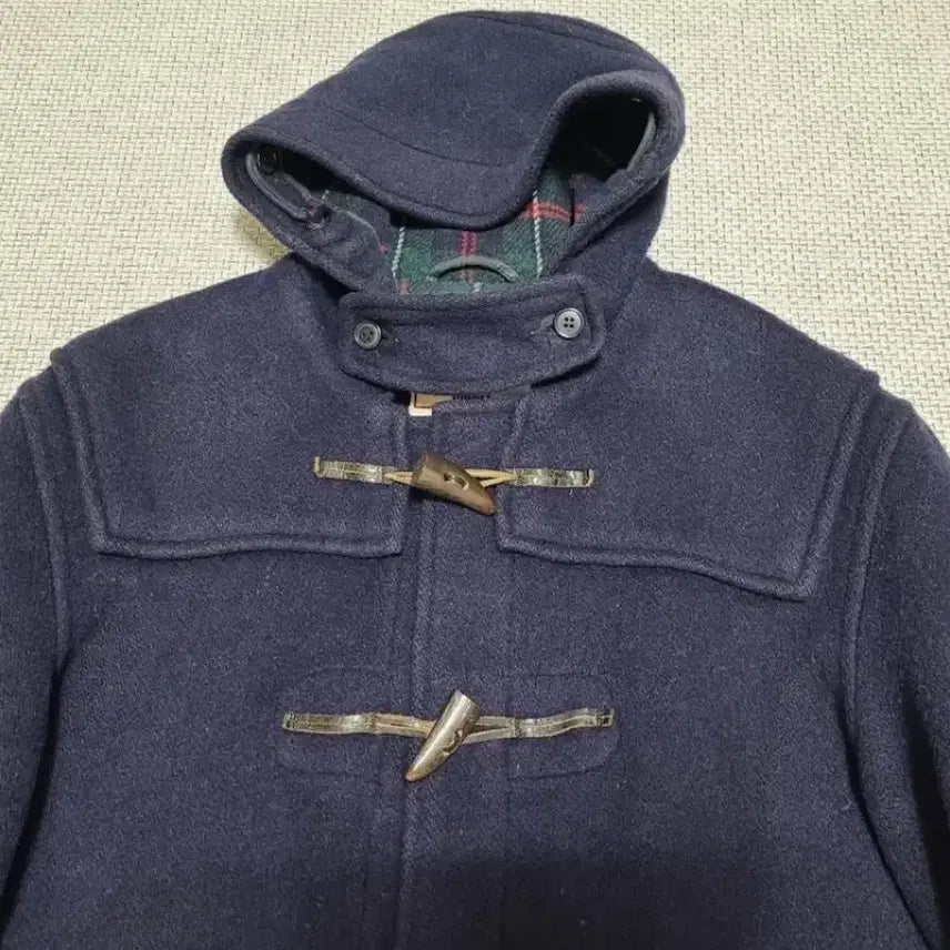 [BUNJANG] Navy Gloverall Duffle Coat / 네이비 글러버올 더플코트
