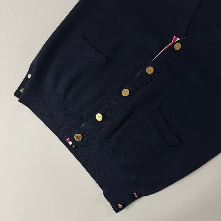 [BUNJANG] Thom Browne Milano Stitch Gold Button Cardigan / [2/당일출고]톰브라운 밀라노스티치 금장 가디건