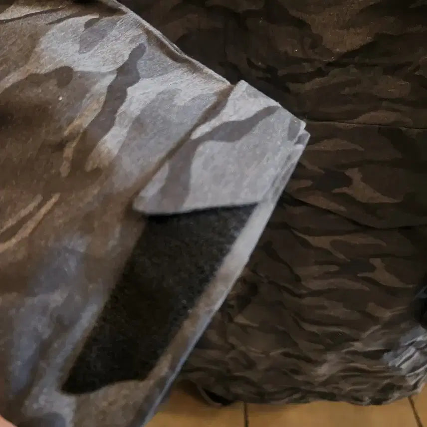 [BUNJANG] Mistral Camouflage Hooded Long Windbreaker Jacket / 미스트랄 카모플라쥬 후드 롱 바람막이 새제품