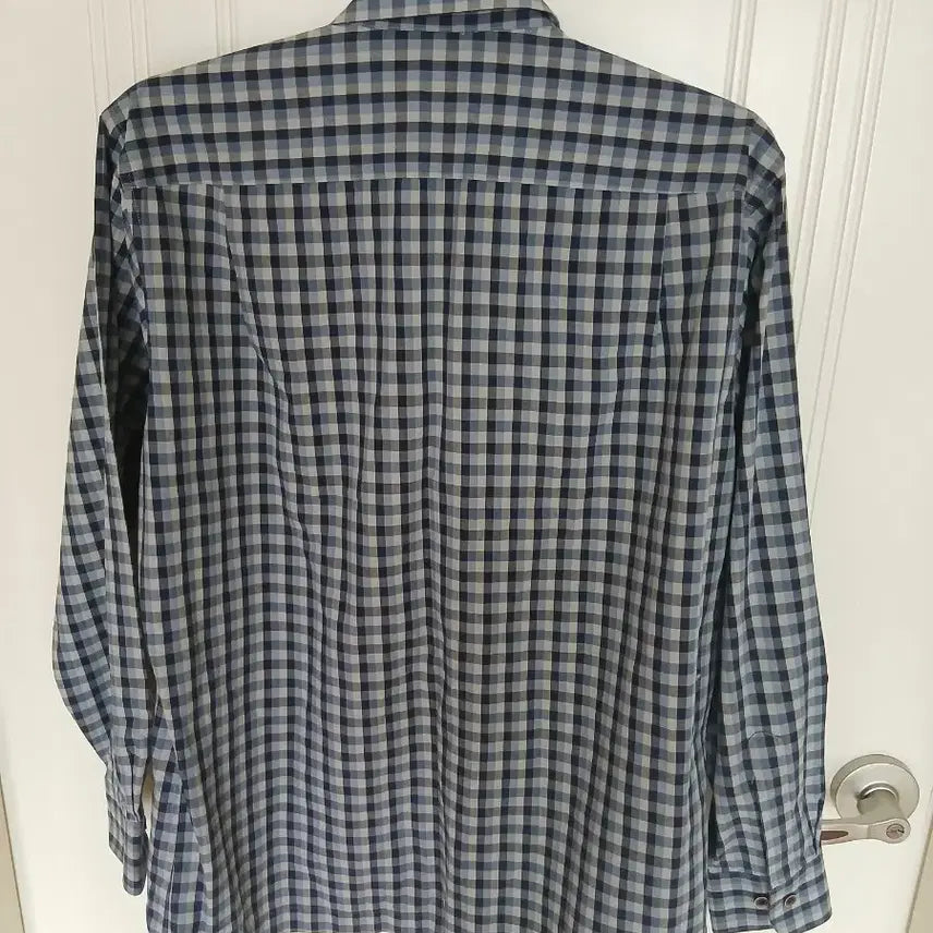 [BUNJANG] Daks Check Long Sleeve Shirt / 닥스 남방 체크 긴팔 셔츠   100