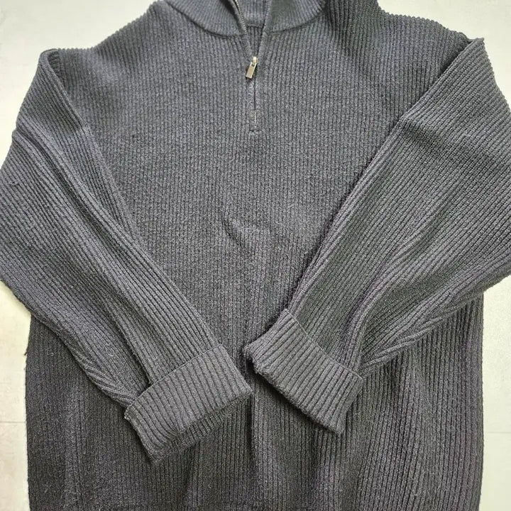 [BUNJANG] Black Knit Zip-up and Hoodie Bundle Set / 검정색 니트 집업과 후드티 일괄  105