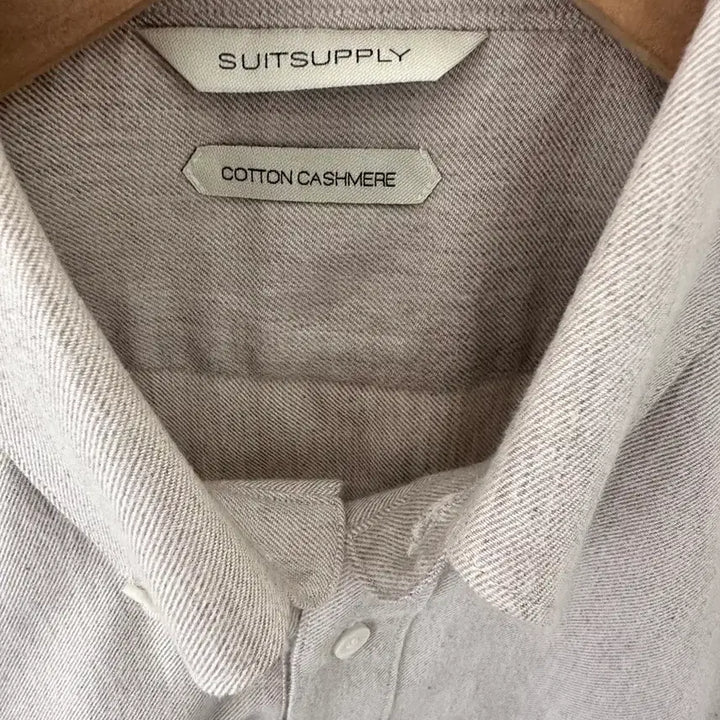 [BUNJANG] Suitsupply Cotton Cashmere Shirt / 수트서플라이  코튼 캐시미어 셔츠(사이즈39)