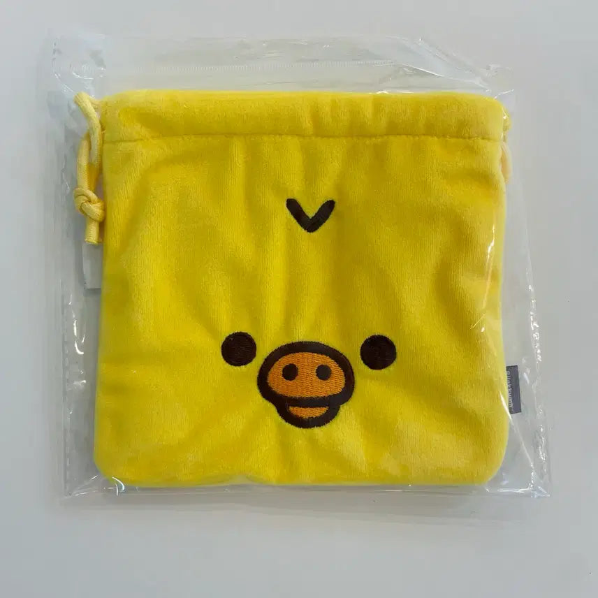 [BUNJANG] Kiiroitori Drawstring Pouch San-X Authentic / 새상품) 키이로이토리 조리개 복조리 파우치 리락쿠마 정품 산엑스