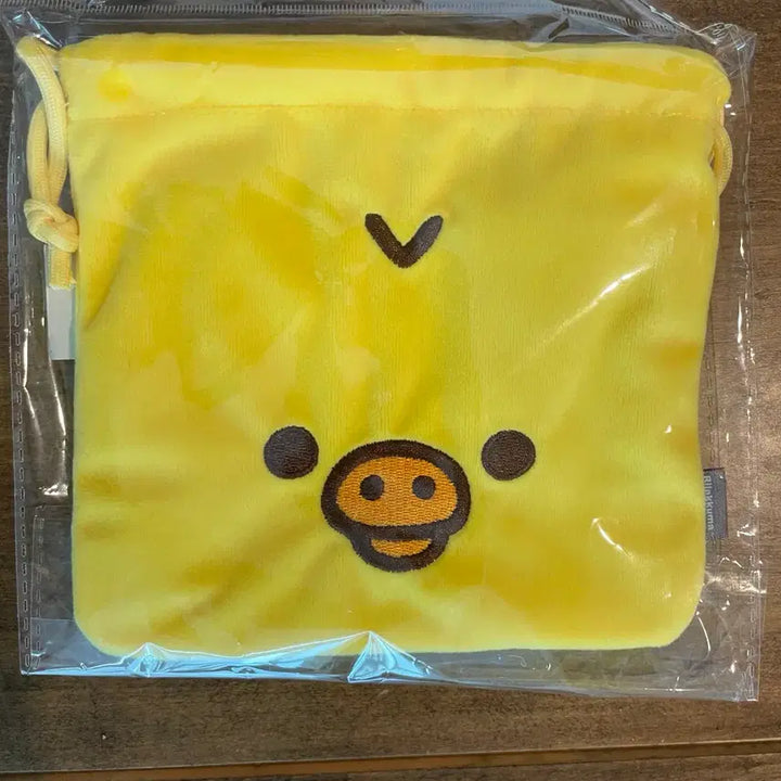 [BUNJANG] Kiiroitori Drawstring Pouch San-X Authentic / 새상품) 키이로이토리 조리개 복조리 파우치 리락쿠마 정품 산엑스