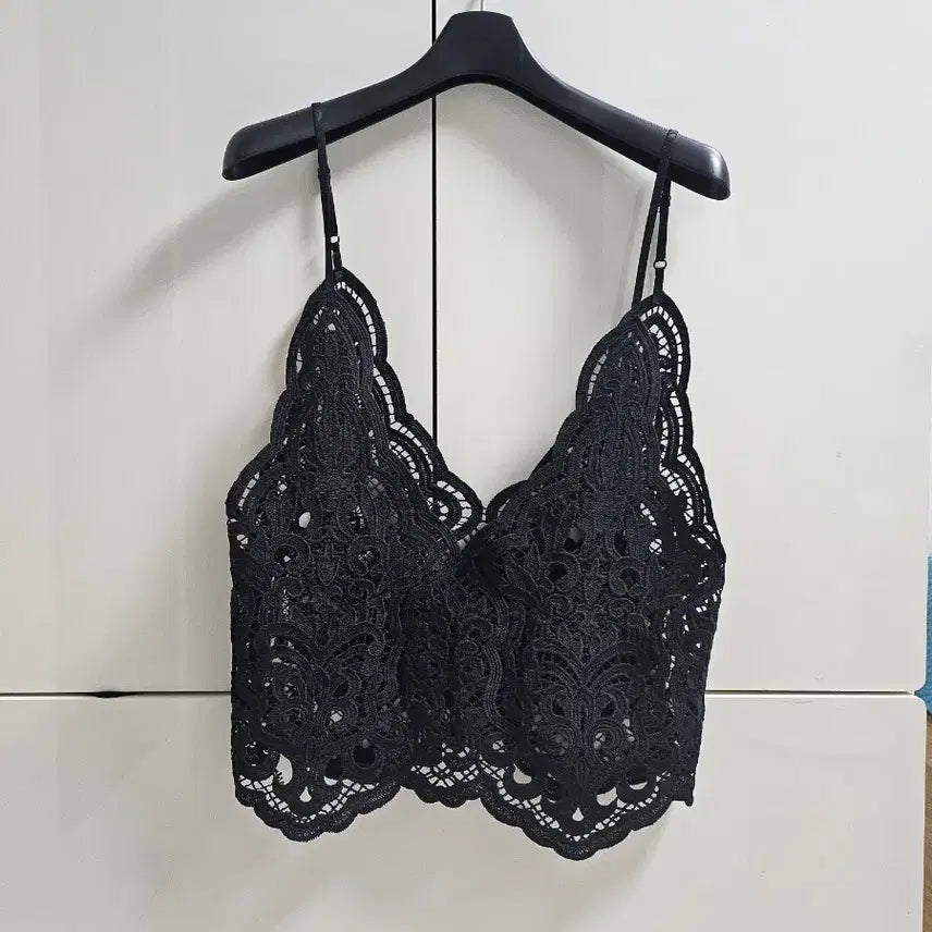 [BUNJANG] Lace Bustier Top / 레이스 뷔스티에 (새상품)
