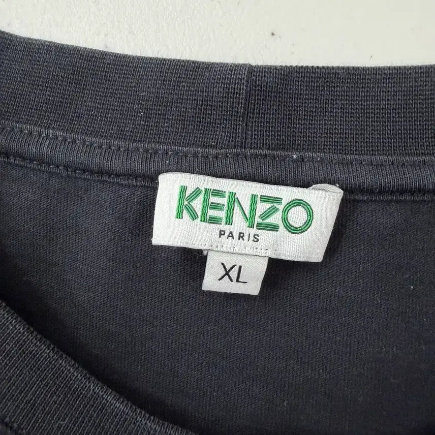 [BUNJANG] KENZO Black Tiger Embroidered T-shirt / 정품 KENZO 겐조 블랙 타이거 반팔 티셔츠