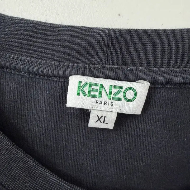 [BUNJANG] KENZO Black Tiger Embroidered T-shirt / 정품 KENZO 겐조 블랙 타이거 반팔 티셔츠