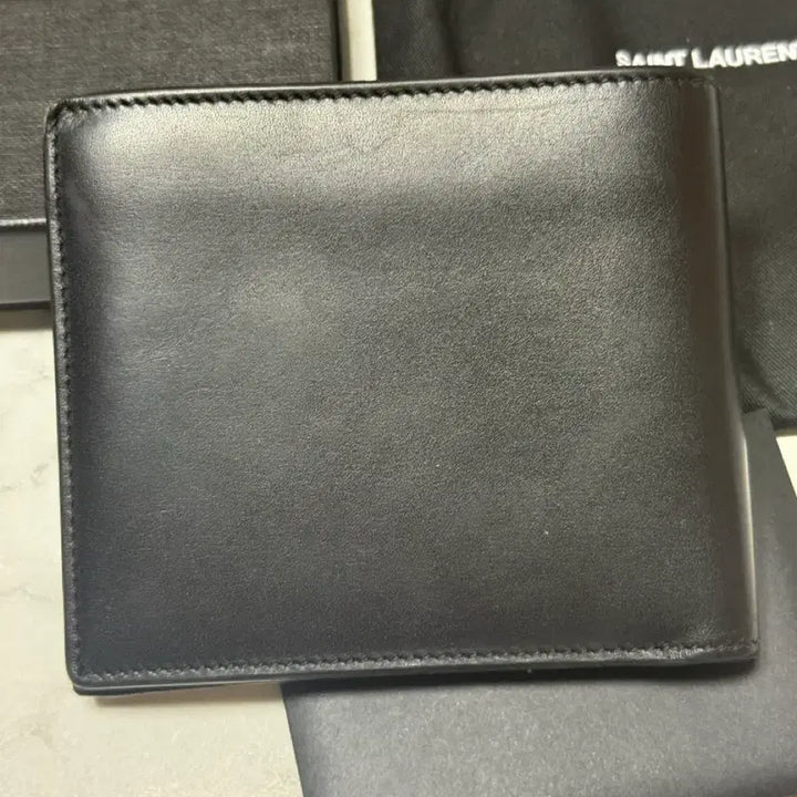 [BUNJANG] Saint Laurent Card Wallet / 생로랑 모노그램 카프스킨 반지갑