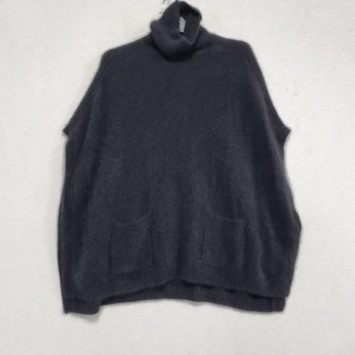[BUNJANG] SJ Wan-i Raccoon Fur Polo Knit Sweater / SJ와니 너구리털 폴라니트 여Fㅡ0226