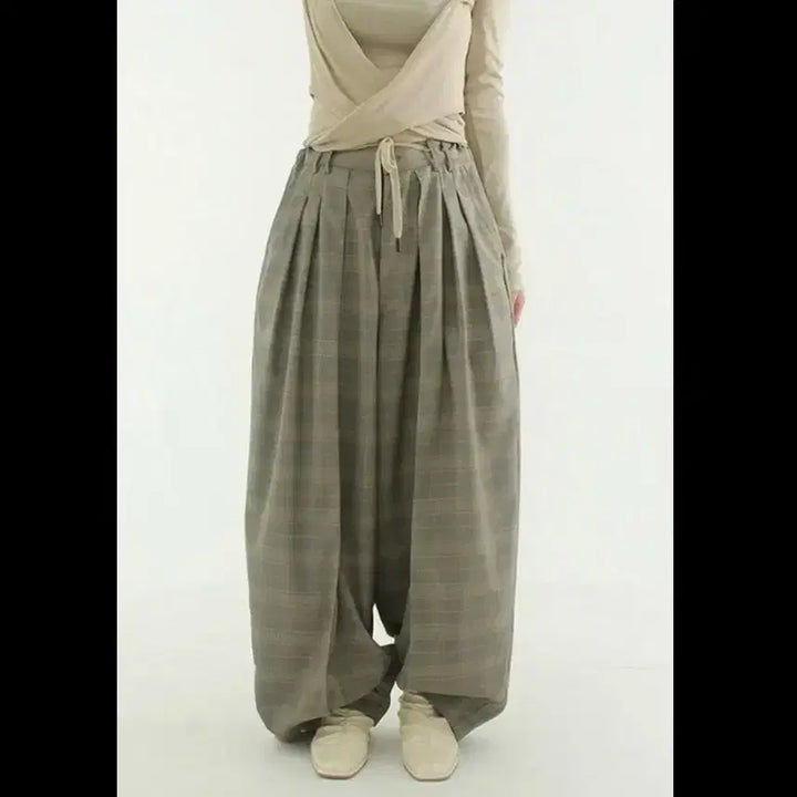 [BUNJANG] Moin Unisex Checkered Pants / Moin 베기 체크 팬츠/unisex