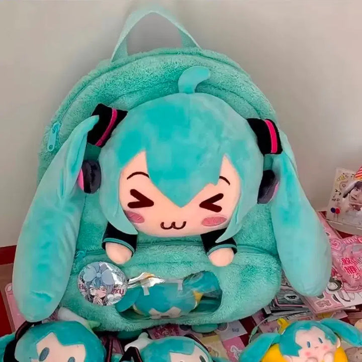 [BUNJANG] Hatsune Miku Project Sekai Backpack / 덤스티커) 미쿠 백팩 가방 하츠네 미쿠 프로젝트 세카이 프세카