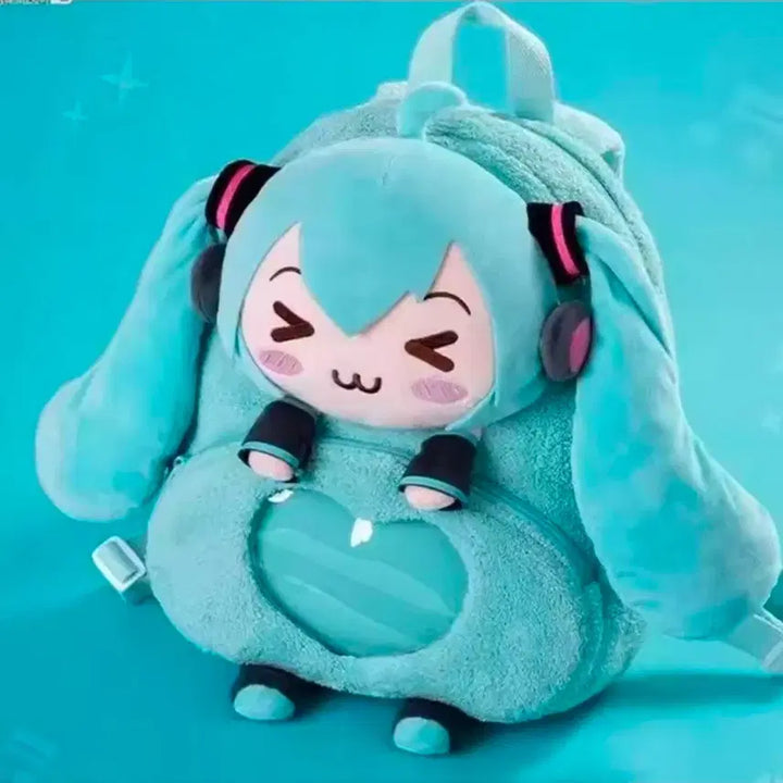 [BUNJANG] Hatsune Miku Project Sekai Backpack / 덤스티커) 미쿠 백팩 가방 하츠네 미쿠 프로젝트 세카이 프세카