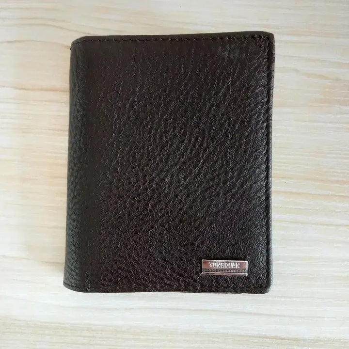 [BUNJANG] Dark Brown Leather Bifold Wallet / 새상품>반지갑/중지갑, 다크 브라운