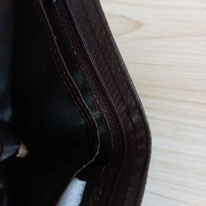 [BUNJANG] Dark Brown Leather Bifold Wallet / 새상품>반지갑/중지갑, 다크 브라운