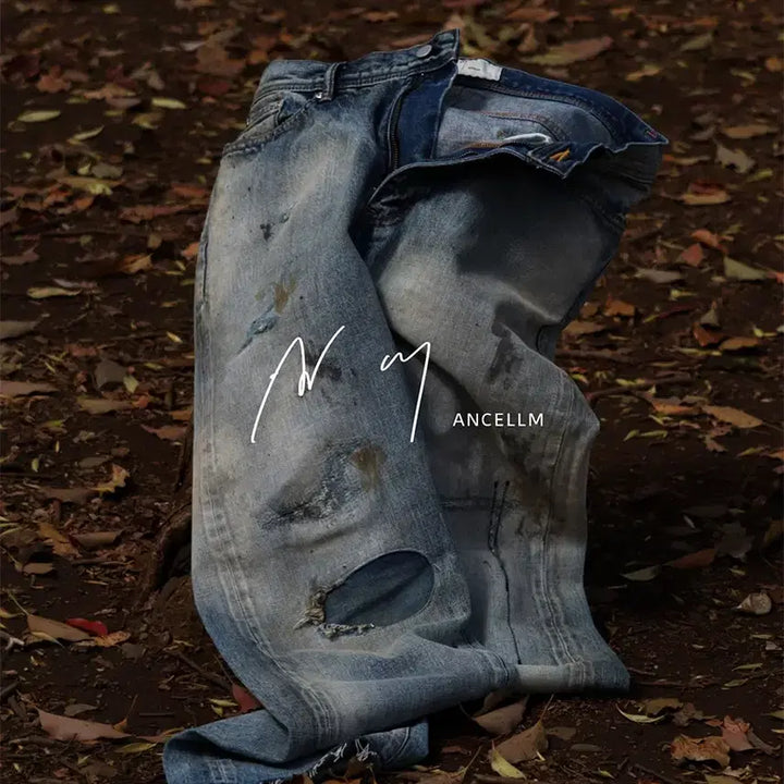 [BUNJANG] Anselm Wism Denim Jeans / 안셀름 wism 별주 데님 1사이즈