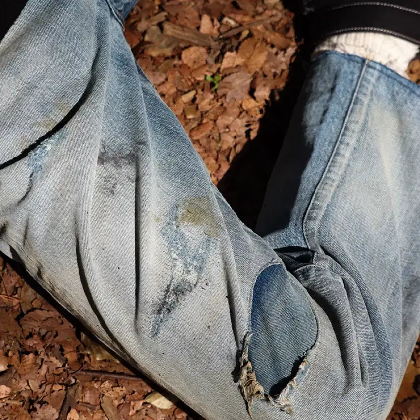 [BUNJANG] Anselm Wism Denim Jeans / 안셀름 wism 별주 데님 1사이즈