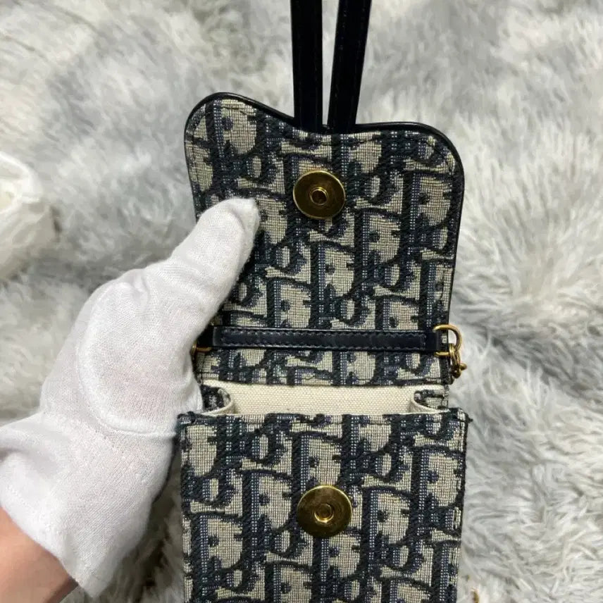 [BUNJANG] Dior Oblique Saddle Phone Holder Bag / 디올 오블리크 새들 폰 홀더백