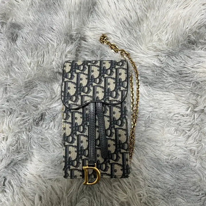 [BUNJANG] Dior Oblique Saddle Phone Holder Bag / 디올 오블리크 새들 폰 홀더백