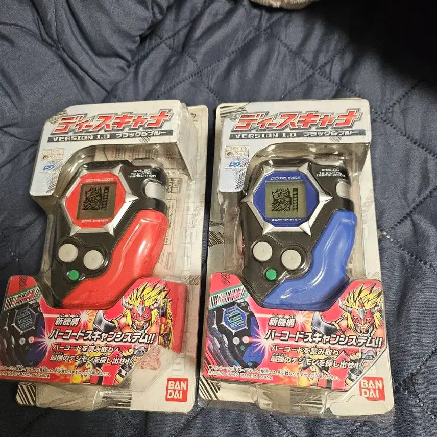 [BUNJANG] Digimon Digital Scanner Version 1.0 - Red, Blue / 미개봉 디지몬 디스캐너 Version 1.0입니다. 레드 블루