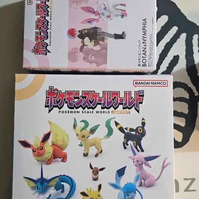 [BUNJANG] Bandai Pokemon Scale World Eevee Evolution Figure Set / 반다이 포켓몬 스케일월드 피규어 2종 세트 이브이진화